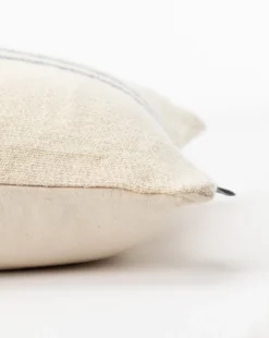 Abigail Silk Stripe Pillow Cover 15 Abigail Silk Stripe Pillow Cover -Bloomingville Shop AbigailSilkStripePillowCover MPLW0649 CRM 12x54 D1