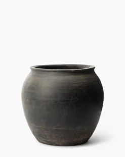 Brushed Charcoal Vase
