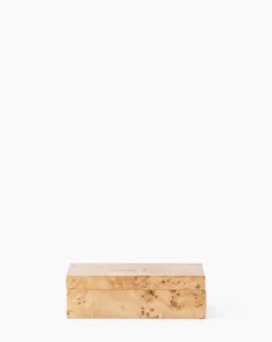 Burl Wood Box -Bloomingville Shop BurlWoodBox MDCR2424 BRL D2