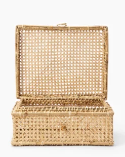 Cielo Cane Boxes (Set Of 2) 10 Cielo Cane Boxes (Set Of 2) -Bloomingville Shop CieloCaneBoxes Setof2 MDCR2315 NAT S2 D1