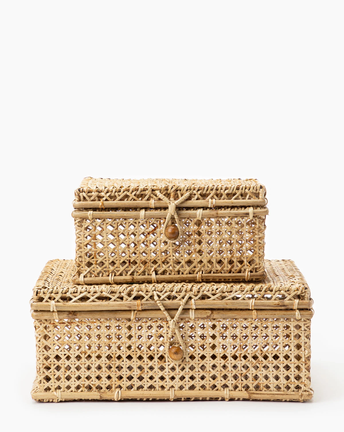 Cielo Cane Boxes (Set Of 2) 1 Cielo Cane Boxes (Set Of 2)