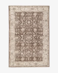 Concetta Hand-Knotted Wool Rug 17 Concetta Hand-Knotted Wool Rug -Bloomingville Shop Concetta Hand Knotted Wool Rug MRUG0828 BWN 6x9 1