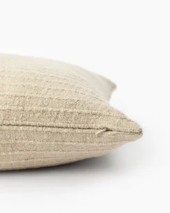 Eaton Pillow Cover -Bloomingville Shop EatonPillowCover MPLW1278 TAN 22x22 D1 T