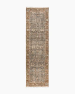 Elison Hand-Knotted Wool Rug -Bloomingville Shop ElisonHand KnottedRug MRUG0912 MLT 3x10 T