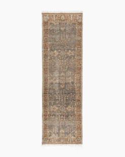 Elison Hand-Knotted Wool Rug -Bloomingville Shop ElisonHand KnottedRug MRUG0912 MLT 3x8 T
