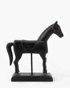 Equestrian Pedestal Object 6 Equestrian Pedestal Object -Bloomingville Shop EquestrianPedestalObject MDCR2806 BLK OS D1 T