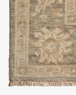 Floresta Hand-Knotted Wool Rug 6 Floresta Hand-Knotted Wool Rug -Bloomingville Shop FlorestaWoolRug MRUG0839 SLV D2