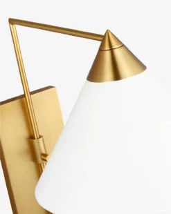 Franklin Wall Sconce -Bloomingville Shop FranklinWallSconce MLHT1401 BBS OS D2