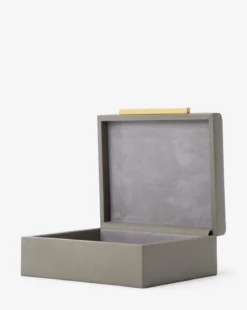 Gray Shagreen Box 10 Gray Shagreen Box -Bloomingville Shop GrayShagreenBox MDCR2448 GRY OS D1
