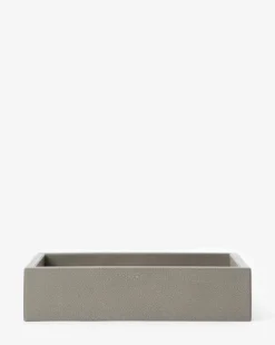 Gray Shagreen Tray -Bloomingville Shop GrayShagreenTray MDCR2449 GRY OS D2