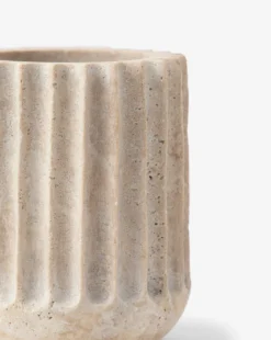 Grayson Travertine Vase -Bloomingville Shop GraysonTravertineVase MDCR2440 TAN OS D1