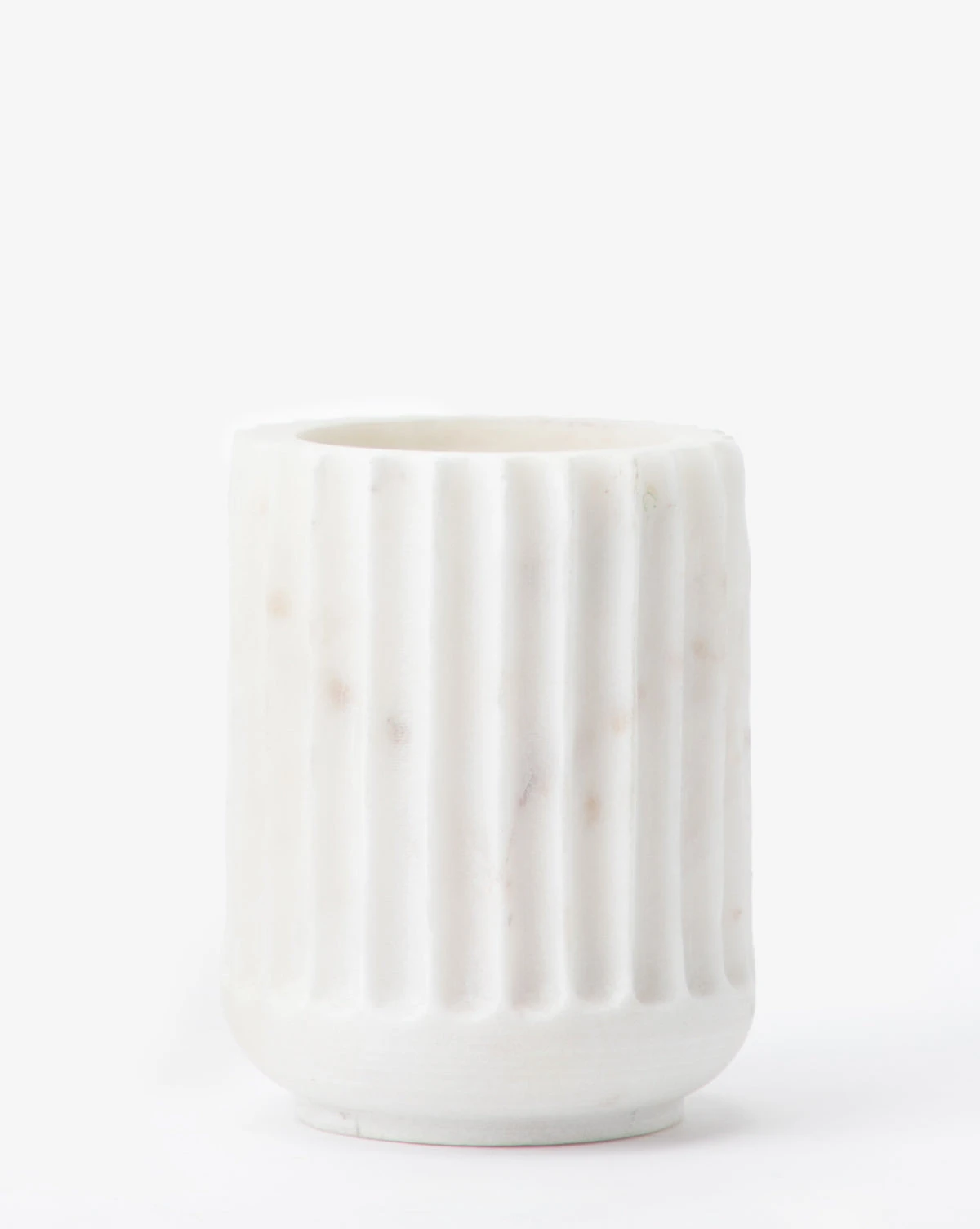 Grayson White Marble Vase 1 Grayson White Marble Vase