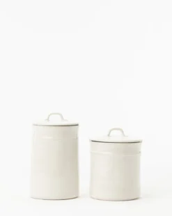 Handled Ceramic Canister