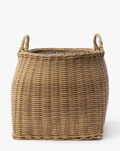 Lightwash Handled Planter Basket -Bloomingville Shop HandledPlanterBasket MDCR2790 LTW L MAIN T