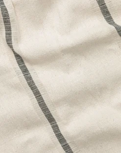 Helena Soft Fringe Black & Cream Blanket -Bloomingville Shop HelenaSoftFringeBlack CreamBlanket MBED0136 BAW Q D2