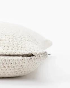 Ingersoll Pillow Cover -Bloomingville Shop IngersollPillowCover MPLW1098 WHT 24x24 D1