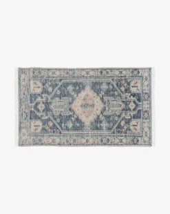 Inverness Hand-Knotted Wool Rug -Bloomingville Shop InvernessHand KnottedRug MRUG0826 BLU 3x5 1