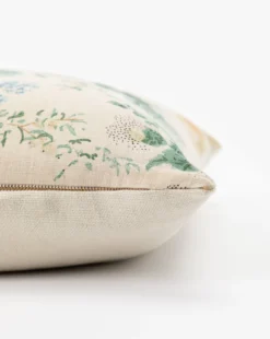 Keana Floral Pillow Cover -Bloomingville Shop KeanaFloralPillowCover MPLW1273 YLW 20x20 D1