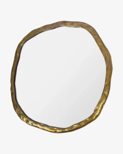 Keira Round Mirror -Bloomingville Shop KeiraRoundMirror MMIR0280 GLD 36 D1
