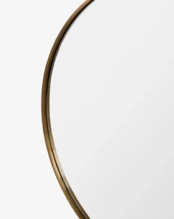 Laila Circle Mirror -Bloomingville Shop LailaCircleMirror MMIR0118 ABR 36 D1