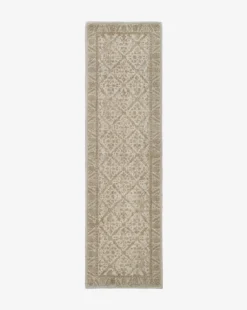 Lambeth Hand-Tufted Wool Rug -Bloomingville Shop LambethHand TuftedRug MRUG0876 TAN 3x10 1