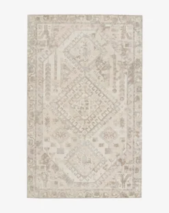 Lenola Cream Handwoven Wool Rug