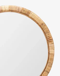 Lenore Wall Mirror 5 Lenore Wall Mirror -Bloomingville Shop LenoreWallMirror MMIR0138 NAT 36x36 D2