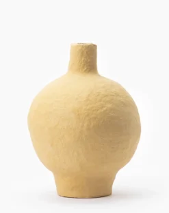 Long Necked Paper Mache Vase