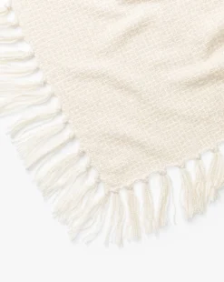 Lorenzo Cream Grid Throw -Bloomingville Shop LorenzoCreamGridThrow MBED0253 CRM 50x70 D2 T