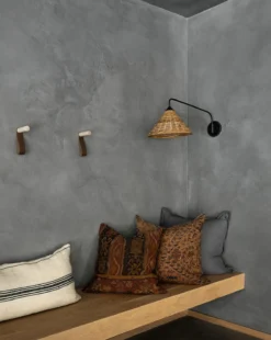 Basket Swing Arm Sconce -Bloomingville Shop MCGEE BASEMENT 41