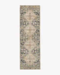 Wilshire Hand-Tufted Wool Rug -Bloomingville Shop MRUG0446 GRN 3x8 WilshireRug