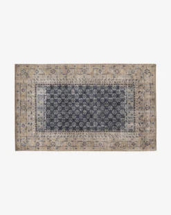 Anya Indigo Hand-Knotted Wool Rug -Bloomingville Shop MRUG0590 BLU 3x5 AnyaIndigoHand KnottedRug