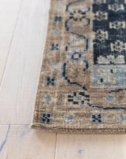 Anya Indigo Hand-Knotted Wool Rug -Bloomingville Shop MRUG0590 BLU AnyaIndigoHand KnottedRug D2