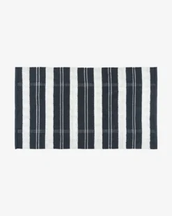 Penfield Handwoven Indoor/Outdoor Rug -Bloomingville Shop MRUG0735 BLK 3x5 PenfieldRug