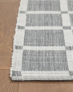 Leon Indoor/Outdoor Rug -Bloomingville Shop MRUG0807 BLU LeonIndoor OutdoorRug D2