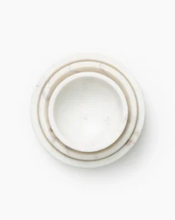 Marble Nesting Bowls (Set Of 3) -Bloomingville Shop MarbleNestingBowls Setof3 MBTH0239 MRB SET3 D1