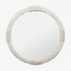 McNeil Whitewashed Round Mirror