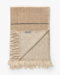 Murphy Silk Throw -Bloomingville Shop MurphySilkThrow MBED0230 CRM OS D1