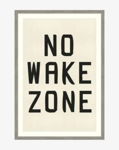 No Wake Zone
