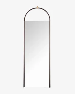 Open Arched Floor Mirror