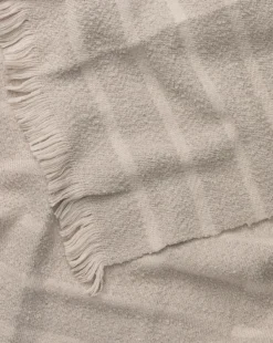 Quinlan Boucle Wool Throw -Bloomingville Shop QuinlanBoucleWoolThrow MBED0206 GRY OS D2
