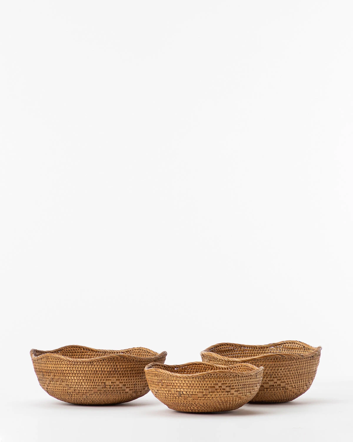 Bloomingville Rattan Bowls (Set Of 3) 1 Bloomingville Rattan Bowls (Set Of 3)