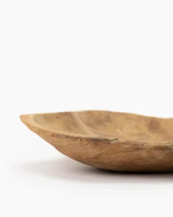 Raw Edge Teak Bowl -Bloomingville Shop RawEdgeTeakBowl MDCR1918 TEK D1