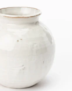 Rounded Ceramic Vase -Bloomingville Shop RoundedCeramicVase 1