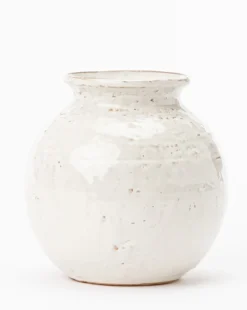 Rounded Ceramic Vase -Bloomingville Shop RoundedCeramicVase L