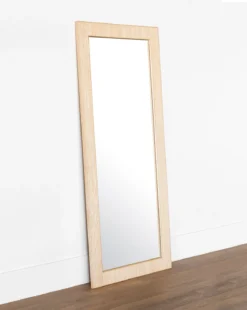 Rowan Floor Mirror -Bloomingville Shop RowanFloorMirror MMIR0192 NAT 38x70 D1