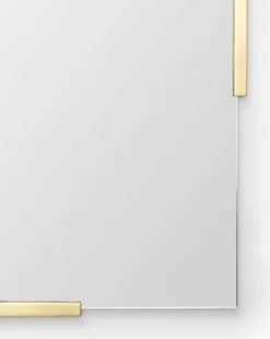 Slade Mirror -Bloomingville Shop SladeMirror MMIR0225 BRS 40x30 D1