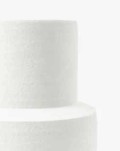 Smooth Matte White Glaze Vase -Bloomingville Shop SmoothMatteWhiteGlazeVase MDCR2587 WHT OS D1