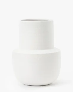 Smooth Matte White Glaze Vase
