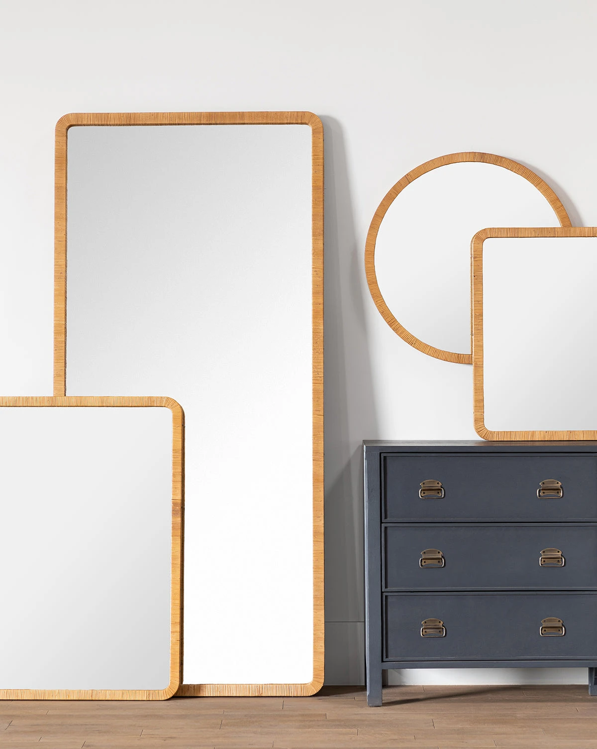 Jovie Woven Circle Mirror 2 Jovie Woven Circle Mirror - Image 2